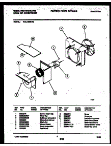 04 - Air Handling Parts parts for Frigidaire Air Conditioner WAL123S1A2 from AppliancePartsPros.com