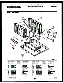 05 - System Parts parts for Frigidaire Air Conditioner WAL123S1A2 from AppliancePartsPros.com