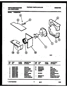 04 - Air Handling Parts parts for Frigidaire Air Conditioner WAS226P2K2 from AppliancePartsPros.com