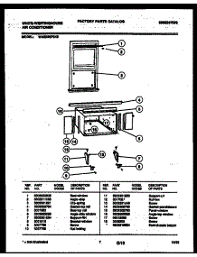 06 - Cabinet And Installation Parts parts for Frigidaire Air Conditioner WAS226P2K2 from AppliancePartsPros.com