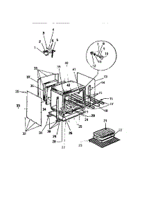 04 - Cavity & Panels parts for Frigidaire Oven KB443GDM0 from AppliancePartsPros.com
