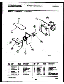 04 - Air Handling Parts parts for Frigidaire Air Conditioner WAL106P1A2 from AppliancePartsPros.com