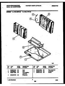 05 - Unit Parts parts for Frigidaire Air Conditioner WAL106P1A2 from AppliancePartsPros.com