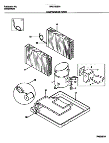 05 - Compressor parts for Frigidaire Air Conditioner WAS183S2A3 from AppliancePartsPros.com
