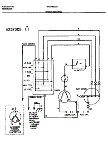 07 - Wiring Diagram parts for Frigidaire Air Conditioner WAS183S2A3 from AppliancePartsPros.com
