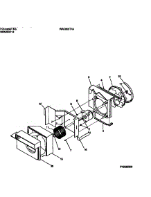 04 - Air Handling parts for Frigidaire Air Conditioner WAC053T7A4 from AppliancePartsPros.com