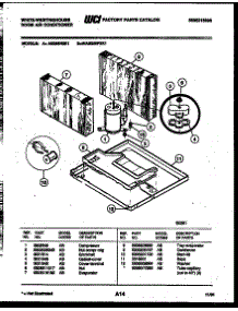 05 - System Parts parts for Frigidaire Air Conditioner WAS256P2K1 from AppliancePartsPros.com