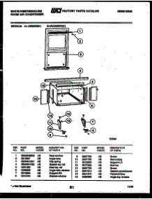 06 - Cabinet And Installation Parts parts for Frigidaire Air Conditioner WAS256P2K1 from AppliancePartsPros.com