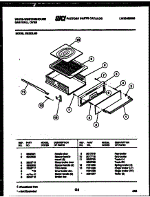 05 - Broiler Drawer Parts parts for Frigidaire Oven GB222LM0 from AppliancePartsPros.com
