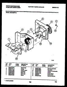 03 - Air Handling Parts parts for Frigidaire Air Conditioner MAC083P7A1 from AppliancePartsPros.com
