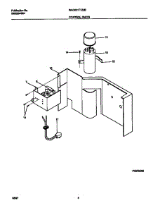 03 - Control Parts parts for Frigidaire Air Conditioner WAC051T7Z2B from AppliancePartsPros.com