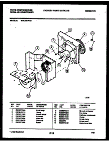 03 - Air Handling Parts parts for Frigidaire Air Conditioner WAC051P7Z1 from AppliancePartsPros.com