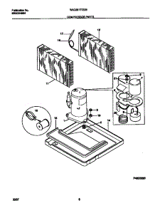 05 - Compressor Parts parts for Frigidaire Air Conditioner WAC051T7Z2B from AppliancePartsPros.com