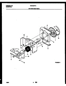 04 - Air Handling Parts parts for Frigidaire Air Conditioner WAC056P7A2 from AppliancePartsPros.com