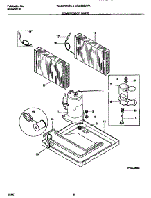 05 - Compressor Parts parts for Frigidaire Air Conditioner WAC083W7A1 from AppliancePartsPros.com
