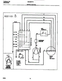 07 - Wiring Diagram parts for Frigidaire Air Conditioner WAC053T7A2 from AppliancePartsPros.com