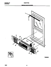 06 - Window  Mounting  Parts parts for Frigidaire Air Conditioner WAB077F7B3 from AppliancePartsPros.com