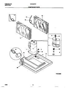 05 - Compressor Parts parts for Frigidaire Air Conditioner WAC067W7A5 from AppliancePartsPros.com