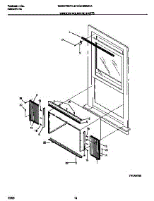 06 - Window Mounting Parts parts for Frigidaire Air Conditioner WAC083W7A1 from AppliancePartsPros.com