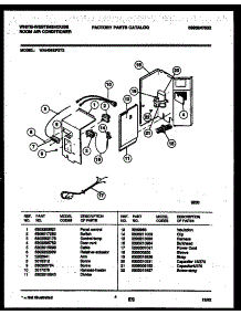 03 - Electrical Parts parts for Frigidaire Air Conditioner WAH09EP2T2 from AppliancePartsPros.com