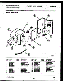 03 - Electrical Parts parts for Frigidaire Air Conditioner WAH117P2T3 from AppliancePartsPros.com