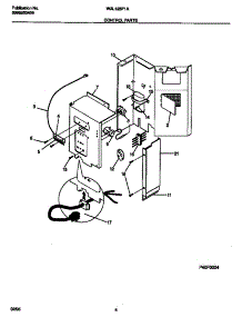 03 - Control Parts parts for Frigidaire Air Conditioner WAL125P1A5 from AppliancePartsPros.com