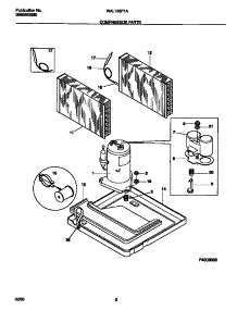 05 - Compressor Parts parts for Frigidaire Air Conditioner WAL126P1A3 from AppliancePartsPros.com
