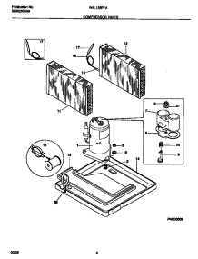 05 - Compressor Parts parts for Frigidaire Air Conditioner WAL125P1A5 from AppliancePartsPros.com
