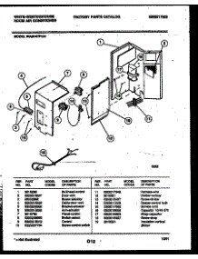 03 - Electrical Parts parts for Frigidaire Air Conditioner WAS147P1A1 from AppliancePartsPros.com