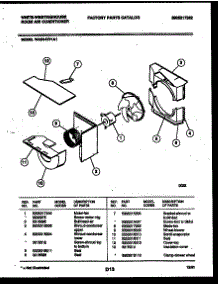04 - Air Handling Parts parts for Frigidaire Air Conditioner WAS147P1A1 from AppliancePartsPros.com