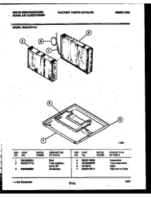 05 - Unit Parts parts for Frigidaire Air Conditioner WAS147P1A1 from AppliancePartsPros.com