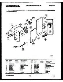 03 - Electrical Parts parts for Frigidaire Air Conditioner WAS189P2K1 from AppliancePartsPros.com