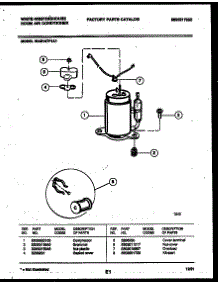 06 - Compressor Parts parts for Frigidaire Air Conditioner WAS147P1A1 from AppliancePartsPros.com