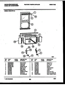 07 - Cabinet And Installation Parts parts for Frigidaire Air Conditioner WAS147P1A1 from AppliancePartsPros.com