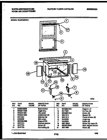 06 - Cabinet And Installation Parts parts for Frigidaire Air Conditioner WAS189P2K1 from AppliancePartsPros.com
