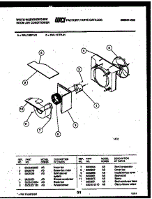 04 - Air Handling Parts parts for Frigidaire Air Conditioner WAL117P1A1 from AppliancePartsPros.com