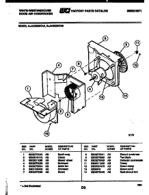 03 - Air Handling Parts parts for Frigidaire Air Conditioner AC052N7A9 from AppliancePartsPros.com