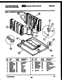 05 - System Parts parts for Frigidaire Air Conditioner AC052N7A9 from AppliancePartsPros.com