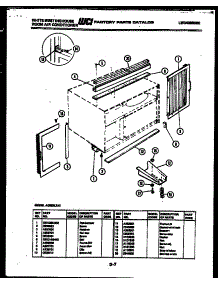 06 - Cabinet And Installation Parts parts for Frigidaire Air Conditioner AC053L7A1 from AppliancePartsPros.com