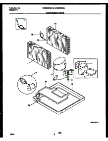 05 - Compressor Parts parts for Frigidaire Air Conditioner WAS256W2A1 from AppliancePartsPros.com
