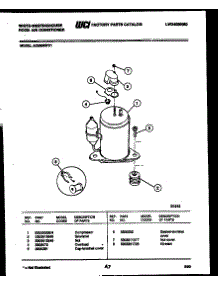 05 - Compressor Parts parts for Frigidaire Air Conditioner AC088M7C1 from AppliancePartsPros.com