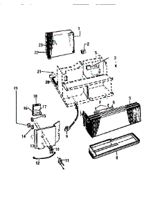 03 - Controls parts for Frigidaire Air Conditioner AH085J7T1 from AppliancePartsPros.com