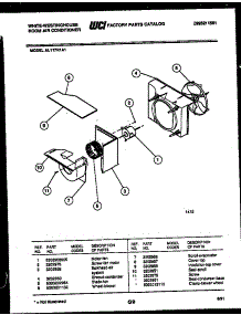 04 - Air Handling Parts parts for Frigidaire Air Conditioner AL117R1A1 from AppliancePartsPros.com