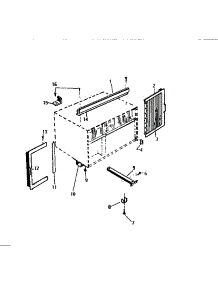 06 - Window Mounting parts for Frigidaire Air Conditioner AL113J1A2 from AppliancePartsPros.com