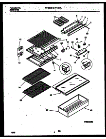 04 - Shelves And Supports parts for Frigidaire Refrigerator RT153MLD2 from AppliancePartsPros.com