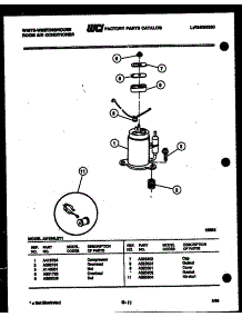 04 - Compressor Parts parts for Frigidaire Air Conditioner AH124L2T1 from AppliancePartsPros.com
