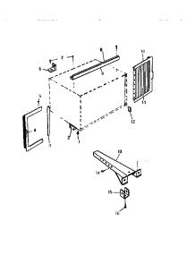 08 - Window Mounting parts for Frigidaire Air Conditioner AL119J1A1 from AppliancePartsPros.com