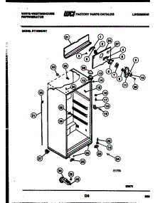 03 - Cabinet Parts parts for Frigidaire Refrigerator RT155MCV1 from AppliancePartsPros.com