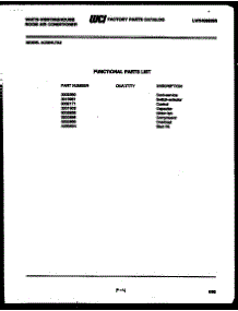 03 - Air Handling Parts parts for Frigidaire Air Conditioner AH125L2T1 from AppliancePartsPros.com