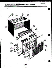 02 - Cabinet Parts parts for Frigidaire Air Conditioner AH15EK2T1 from AppliancePartsPros.com